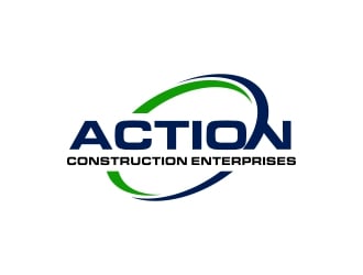 Action Construction Enterprises logo design by sarungan