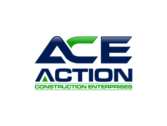 Action Construction Enterprises logo design by GassPoll