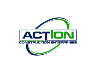 Action Construction Enterprises logo design by aflah