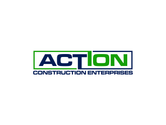 Action Construction Enterprises logo design by aflah