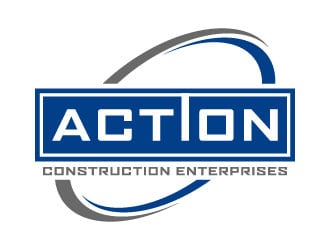 Action Construction Enterprises logo design by aryamaity