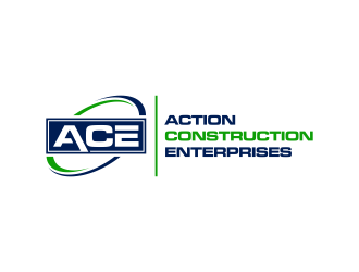 Action Construction Enterprises logo design by GassPoll