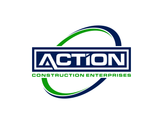 Action Construction Enterprises logo design by haidar