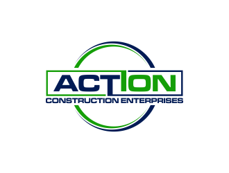 Action Construction Enterprises logo design by aflah