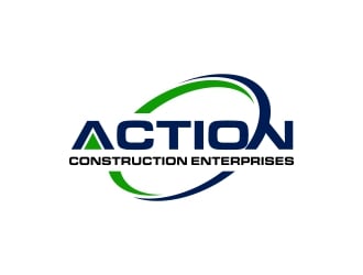 Action Construction Enterprises logo design by sarungan