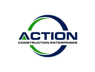 Action Construction Enterprises logo design by sarungan