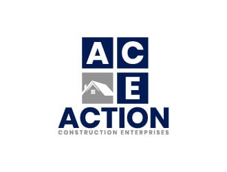 Action Construction Enterprises logo design by aryamaity