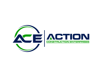 Action Construction Enterprises logo design by GassPoll