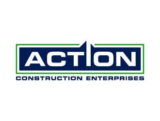 Action Construction Enterprises logo design by maserik