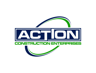 Action Construction Enterprises logo design by aflah