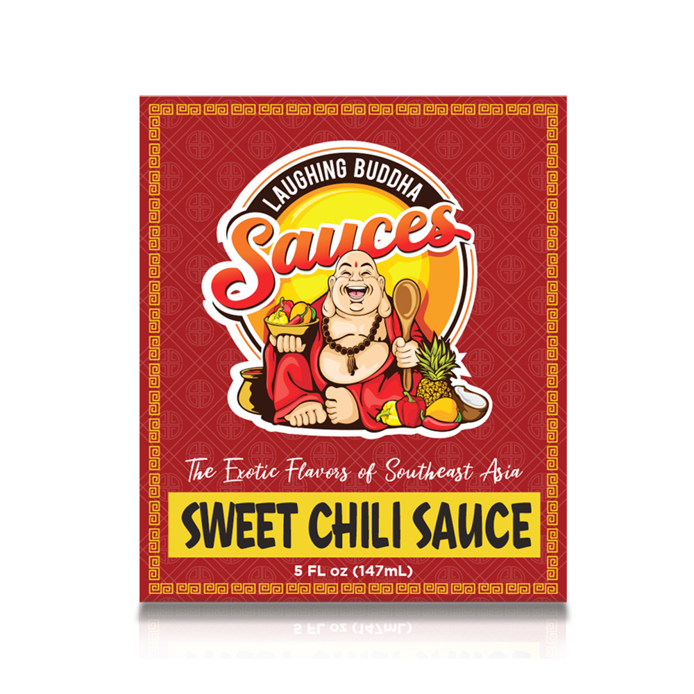 Laughing Buddha Sauces logo design by chad™