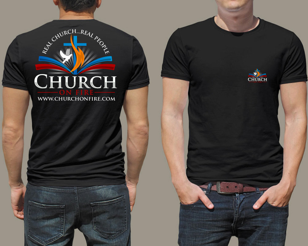 Church On Fire logo design by Boomstudioz