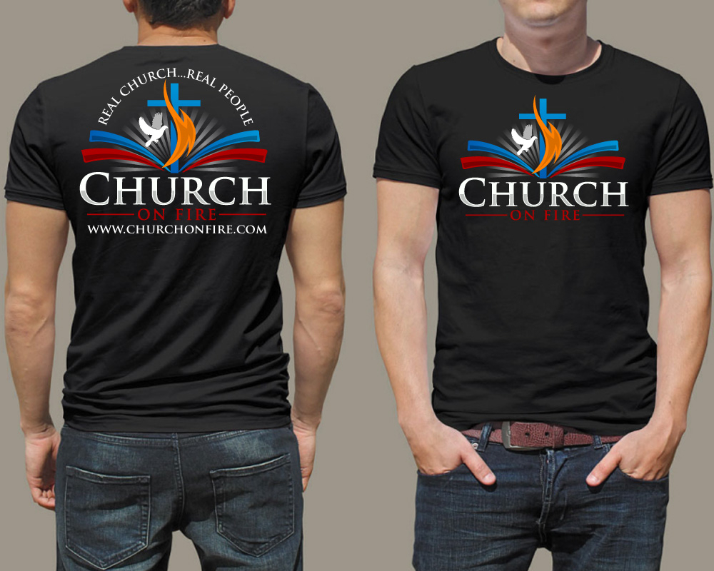 Church On Fire logo design by Boomstudioz