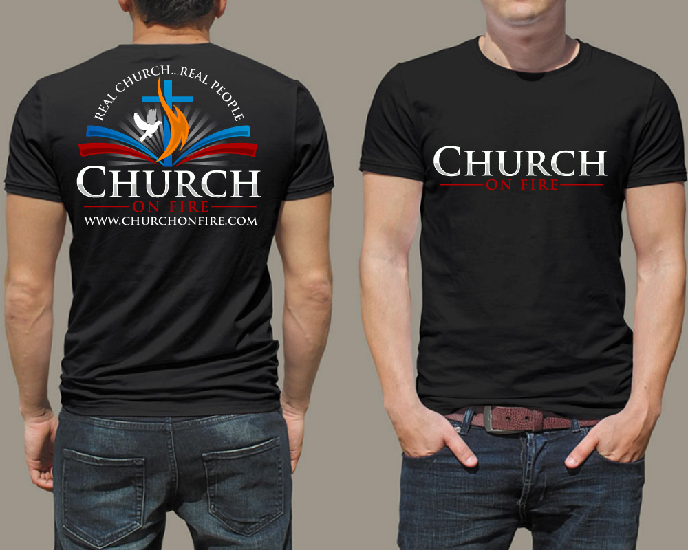 Church On Fire logo design by Boomstudioz