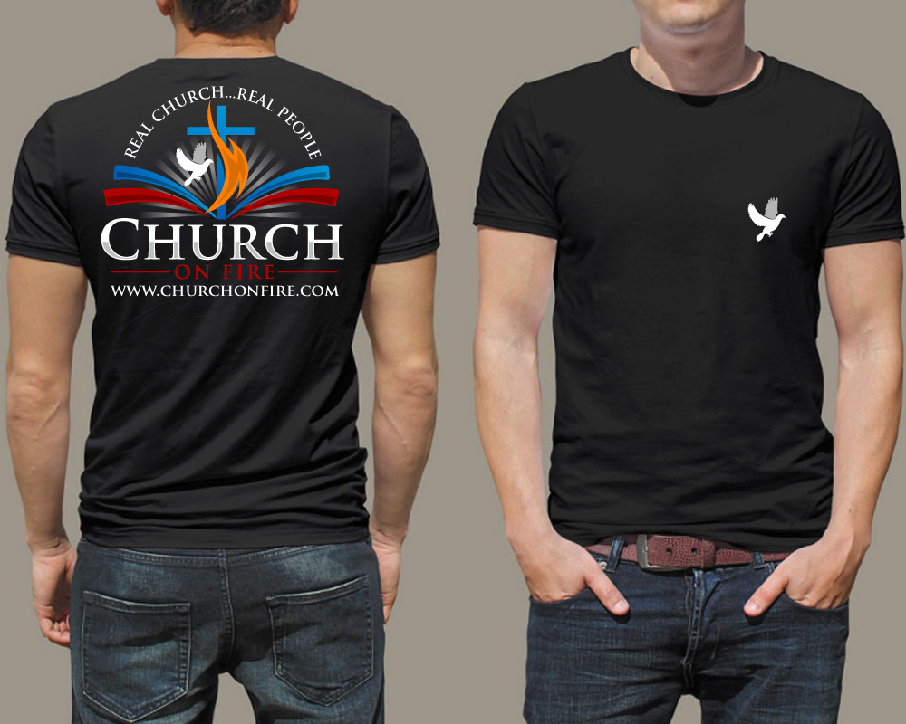 Church On Fire logo design by Boomstudioz