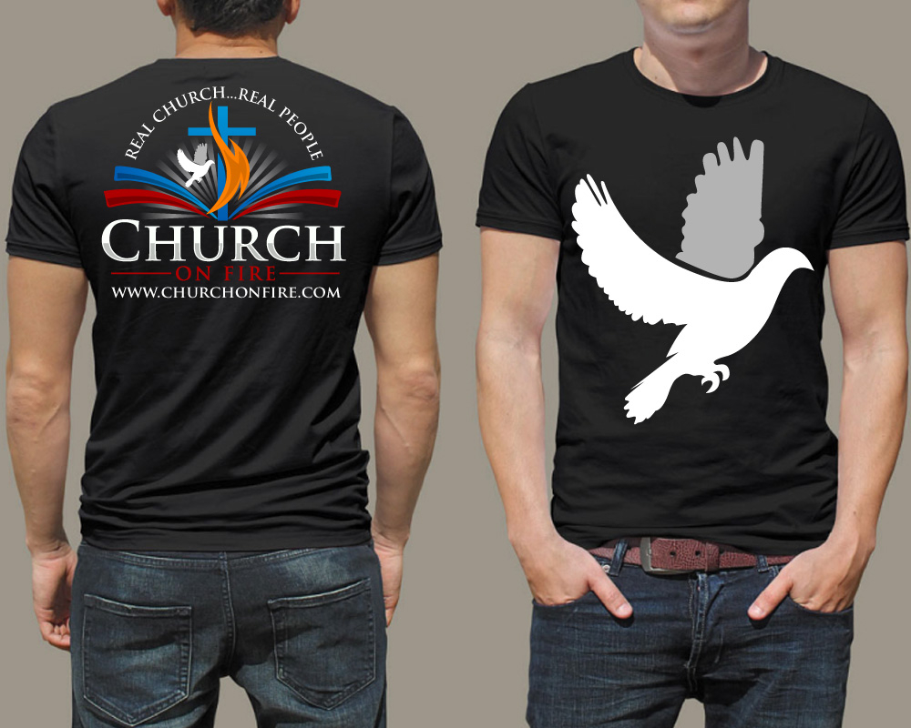 Church On Fire logo design by Boomstudioz