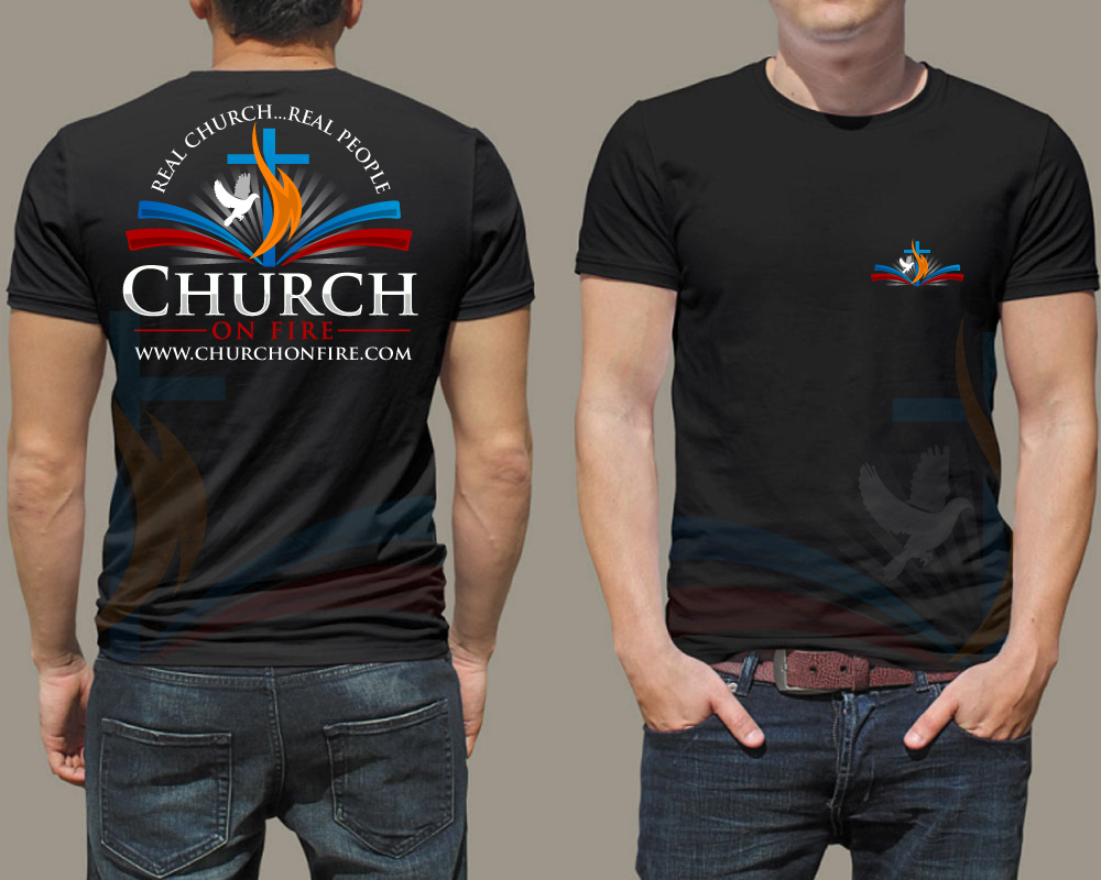 Church On Fire logo design by Boomstudioz