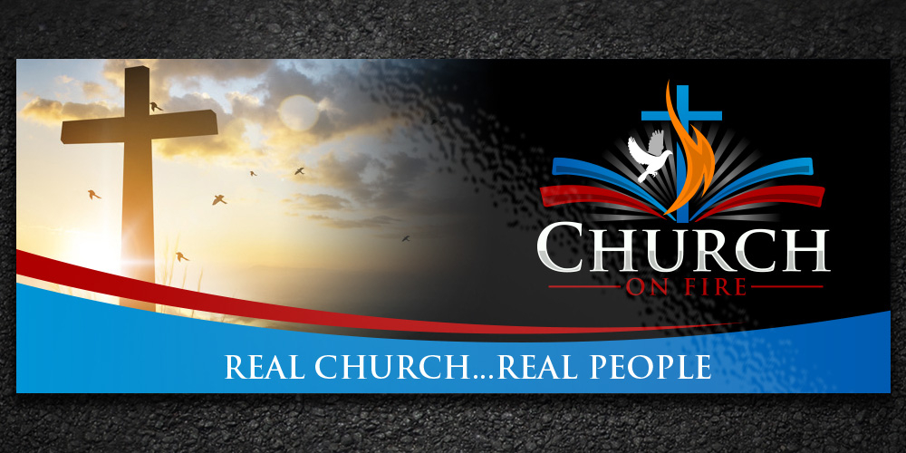 Church On Fire logo design by Boomstudioz