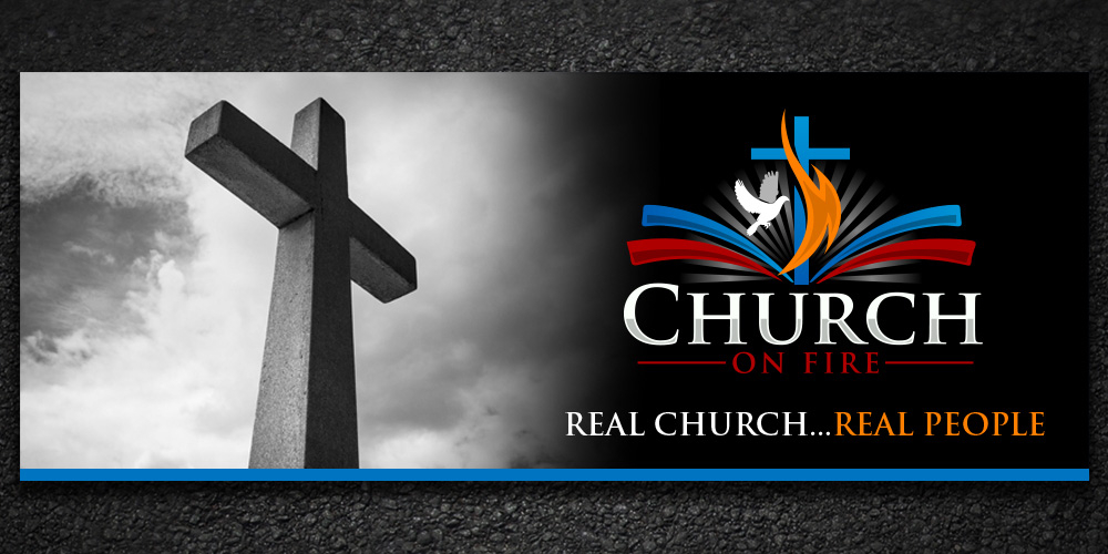 Church On Fire logo design by Boomstudioz