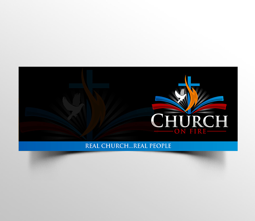 Church On Fire logo design by Boomstudioz