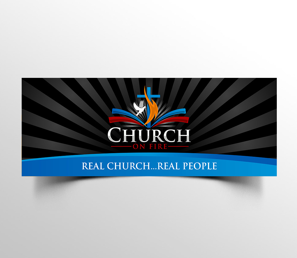 Church On Fire logo design by Boomstudioz