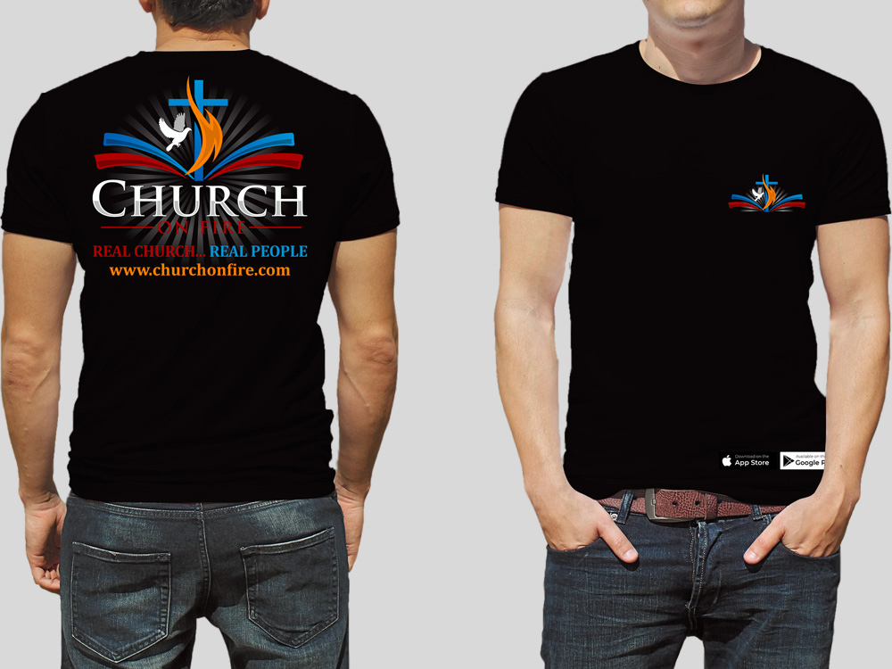 Church On Fire logo design by Gelotine