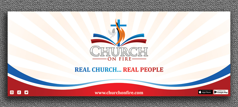 Church On Fire logo design by Gelotine