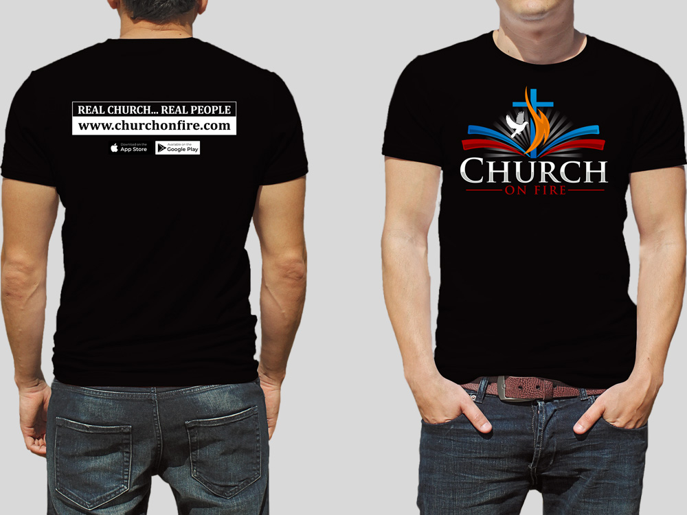 Church On Fire logo design by Gelotine