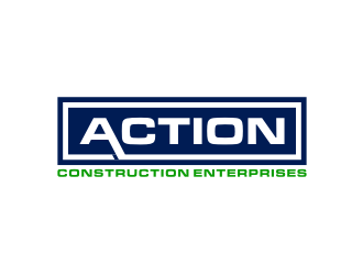 Action Construction Enterprises logo design by johana