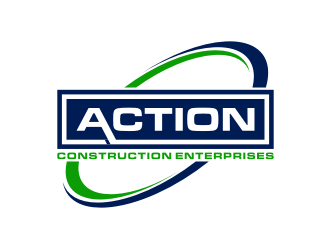 Action Construction Enterprises logo design by johana