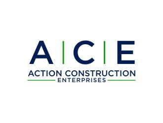 Action Construction Enterprises logo design by protein