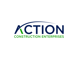 Action Construction Enterprises logo design by aflah