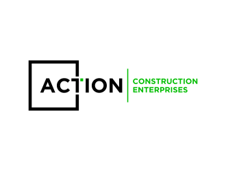 Action Construction Enterprises logo design by GassPoll