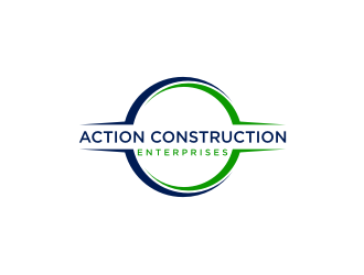 Action Construction Enterprises logo design by ArRizqu