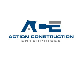 Action Construction Enterprises logo design by deddy