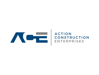 Action Construction Enterprises logo design by deddy