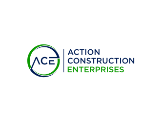 Action Construction Enterprises logo design by ArRizqu