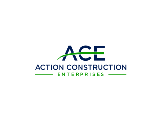 Action Construction Enterprises logo design by ArRizqu