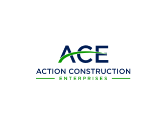 Action Construction Enterprises logo design by ArRizqu