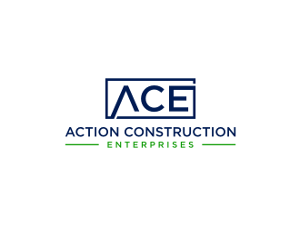 Action Construction Enterprises logo design by ArRizqu