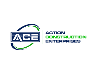 Action Construction Enterprises logo design by GassPoll