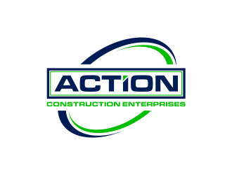 Action Construction Enterprises logo design by GassPoll