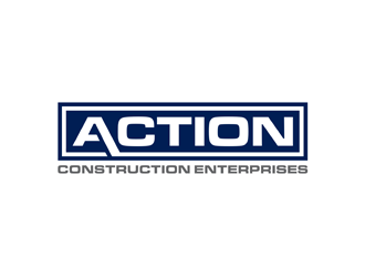 Action Construction Enterprises logo design by alby