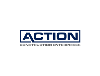 Action Construction Enterprises logo design by alby