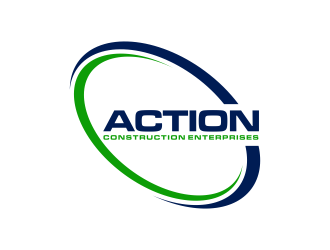 Action Construction Enterprises logo design by GassPoll