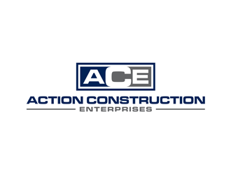 Action Construction Enterprises logo design by alby