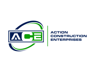 Action Construction Enterprises logo design by GassPoll