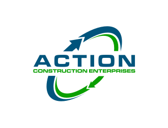 Action Construction Enterprises logo design by logitec