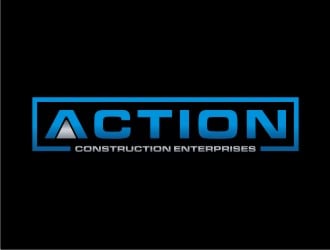 Action Construction Enterprises logo design by sabyan