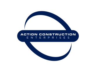 Action Construction Enterprises logo design by tukang ngopi